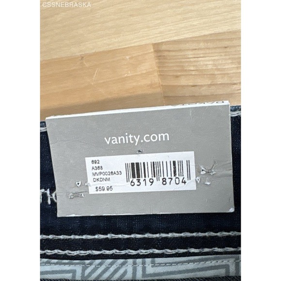 Vanity Blue Premium Original Bootcut‎ Jeans - Size 26x33 - Picture 9 of 10